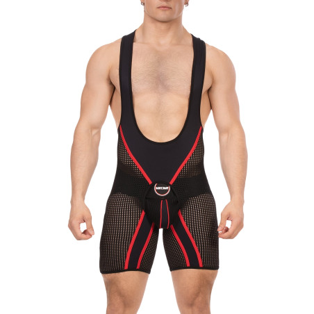 Body Backless KRISH Noir-Rouge