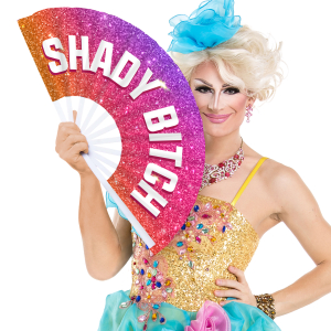 Éventail Géant SHADY BITCH 64cm