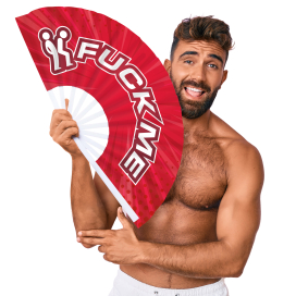 Éventail Géant FUCK ME 64cm