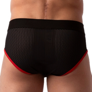 Slip SICILE Noir-Rouge