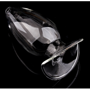 Plug en verre OPEN GLASS M de 10 x 4.5 cm