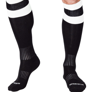 Chaussettes FOOTBALL SOCKS Noir-Blanc