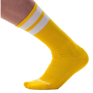 Chaussettes GYM SOCKS Jaune-Blanc