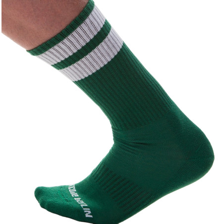 Chaussettes GYM SOCKS Vert-Blanc