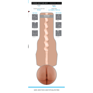 Masturbateur POWER BOTTOM BOY de Fleshjack