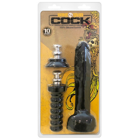 Gode en silicone DICK TOOL avec Ventouse et Poignée