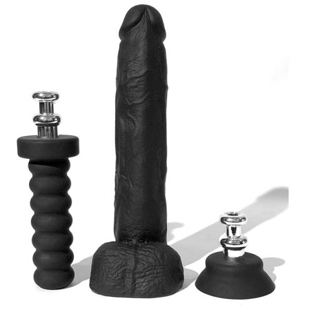Gode en silicone DICK TOOL avec Ventouse et Poignée