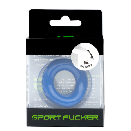 Cock ring gay Wedge de Sport Fucker: anneau en silicone pour maintien de l'érection