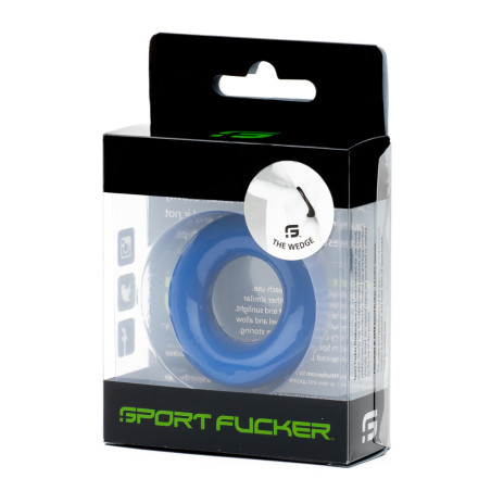 Cock ring gay Wedge de Sport Fucker: anneau en silicone pour maintien de l'érection