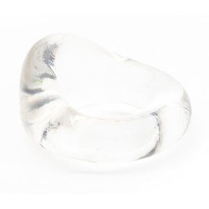 Gay cockring en silicone parfaitement idéal pour une érection tenue et maîtrisée: cock ring transparent