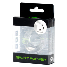Gay cockring en silicone parfaitement idéal pour une érection tenue et maîtrisée: cock ring transparent 2