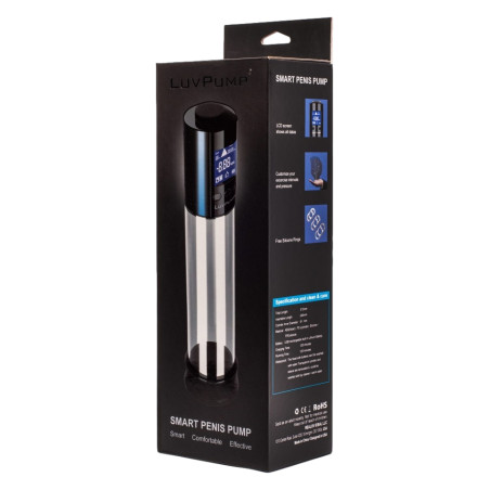 Pompe à pénis automatique SMART PENIS PUMP 24 x 6 cm