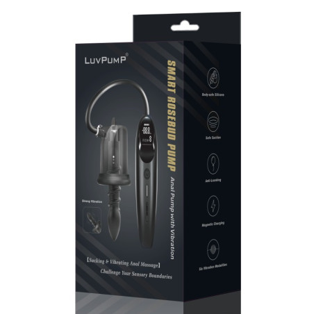 Pompe anale Vibrante ASSROSE TORSO - Plug de 15 x 2.7 cm