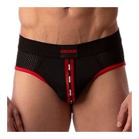 Slip SICILE Noir-Rouge