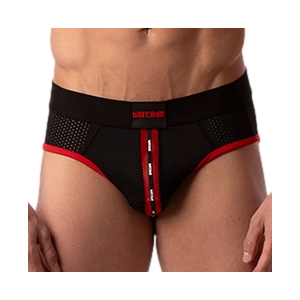 Slip SICILE Noir-Rouge