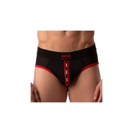 Slip SICILE Noir-Rouge