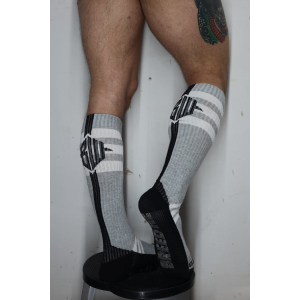 Chaussettes hautes RETRO REMIX Breedwell Grises