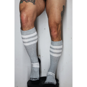 Chaussettes hautes RETRO REMIX Breedwell Grises