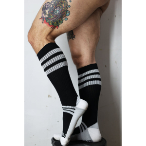 Chaussettes hautes RETRO REMIX Breedwell Noires