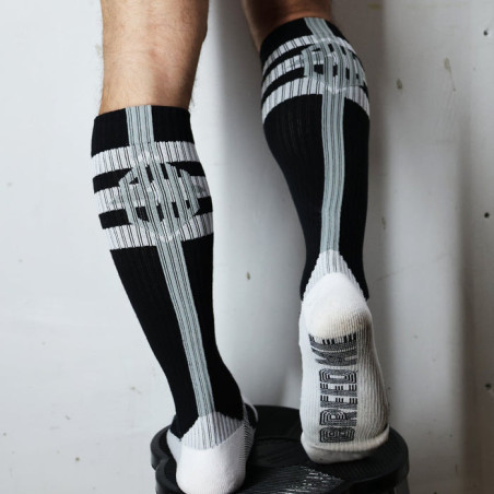 Chaussettes hautes RETRO REMIX Breedwell Noires