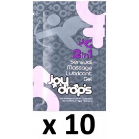 Dosettes Lubrifiant Sensuel 2 en 1 5mL x10