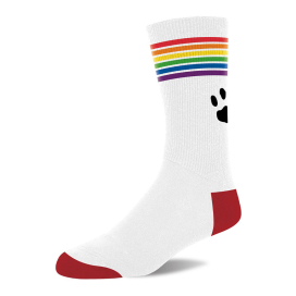 Paire de chaussettes PRIDE avec Lignes Rainbow 2