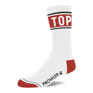 Paire de chaussettes TOP pour les Actifs -Blanc Rouge