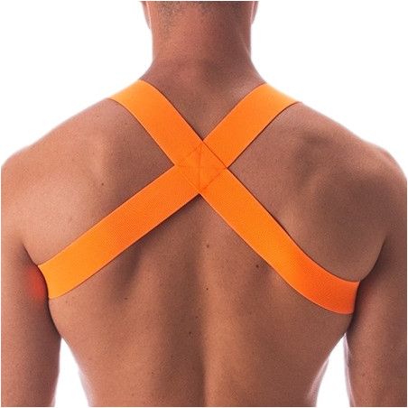 Harnais élastique LEONSH Orange Neon