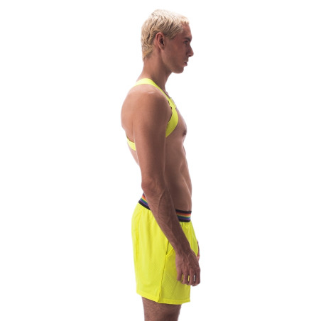 Harnais élastique LEONSH Jaune Neon