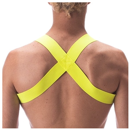 Harnais élastique LEONSH Jaune Neon