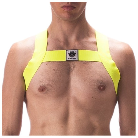 Harnais élastique LEONSH Jaune Neon