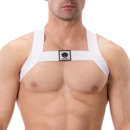 Harnais élastique LEONSH Blanc de Barcode Berlin