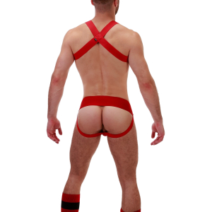 Harnais Élastique MATT Rouge