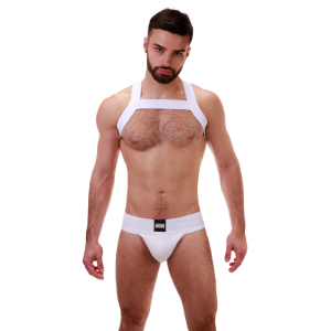 Harnais Élastique MATT Blanc