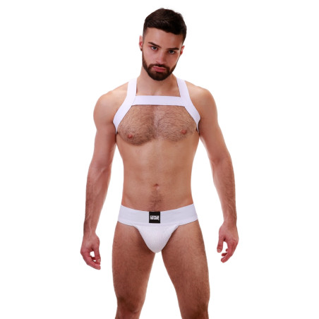 Harnais Élastique MATT Blanc