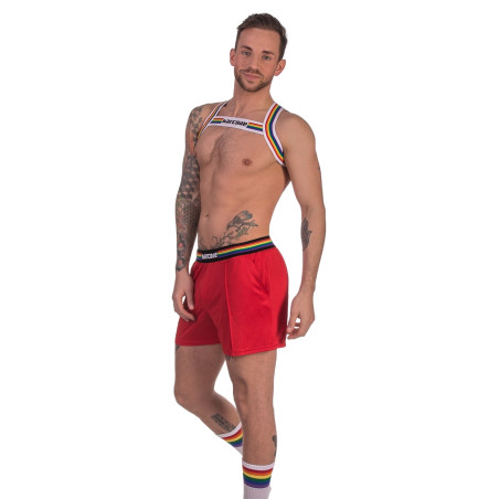 Harnais Élastique PRIDE Blanc