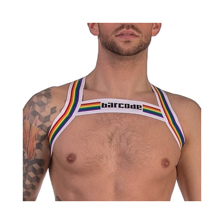 Harnais Élastique PRIDE Blanc