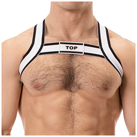 Harnais élastique TOP Noir-Blanc