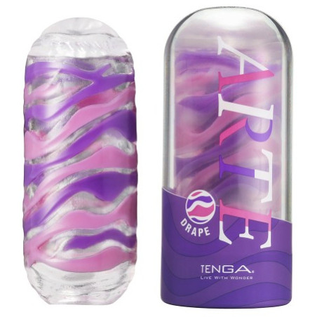 Masturbateur ARTE DRAPE Violet de Tenga