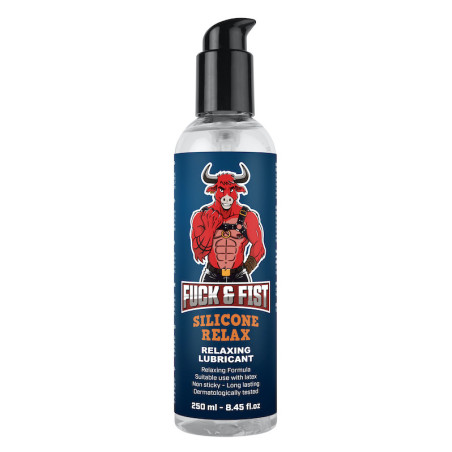 Lubrifiant sexuel FUCK & FIST SILICONE RELAX de 250 ml
