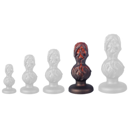 Plug anal SKULLIS L de 16.5 x 7.5 cm de Bad Demon