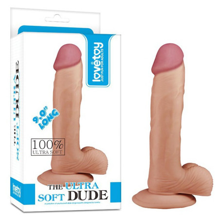 Gode réaliste LEO Soft Dude 18 x 4.5cm