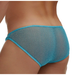 Slip sexy Pailleté MINICUT Bleu turquoise 2