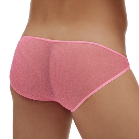 Slip sexy Taille basse Pailleté MINICUT Rose