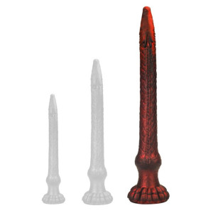 Gode long HEELIX L 52 x 7.5 cm Rouge
