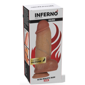 Gode Réaliste INFERNO DAMIANO 15 x 6cm