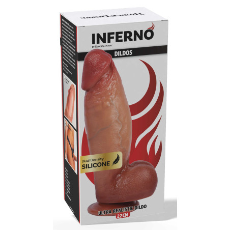 Gode Réaliste INFERNO GALLO 17 x 5.5cm