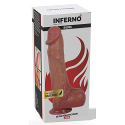 Gode Réaliste INFERNO ILARIO 22 x 5.2cm 2