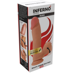 Gode Réaliste INFERNO MARCELLO 14 x 4cm 2