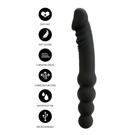 Double Gode Vibrant DICK'N BALLS 23 x 4cm